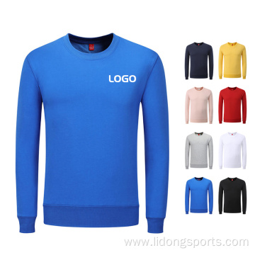 High Quality Fleece Custom Logo Pullover Cotton Sweatshirt